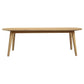 HUNTLEY OVAL DINING BENCH OAK TIMBER 130CM NATURAL - MyChocolateWood