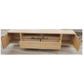 IBARRA SOLID & VENEER BLUE GUM TIMBER  ETU TELEVISION UNIT 2 DOORS 2 DRAWERS NATURAL - MyChocolateWood