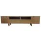 IBARRA SOLID & VENEER BLUE GUM TIMBER  ETU TELEVISION UNIT 2 DOORS 2 DRAWERS NATURAL - MyChocolateWood