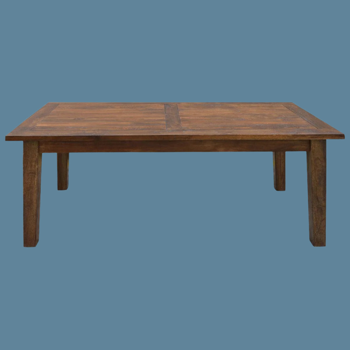 INGRID SOLID MANGO WOOD DINING TABLE IN LIGHT HONEY 210CM - MyChocolateWood