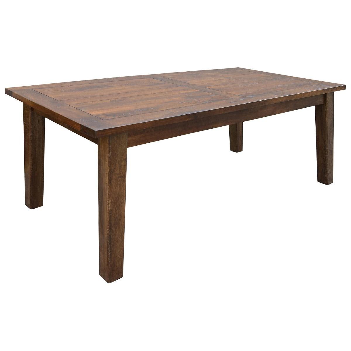 INGRID SOLID MANGO WOOD DINING TABLE IN LIGHT HONEY 210CM - MyChocolateWood