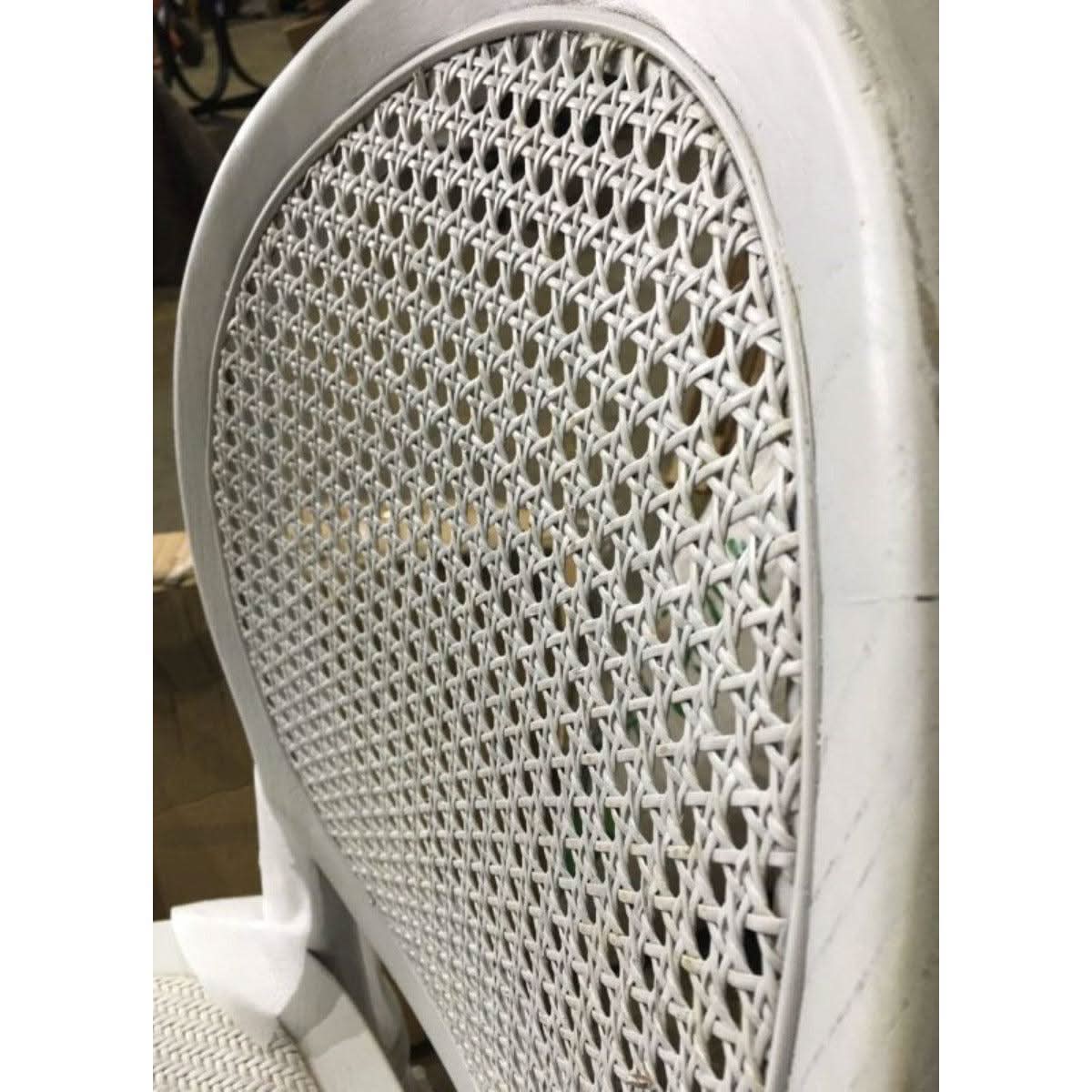 ISLANDER RECYCLED ELM TIMBER DINING CHAIR OPEN RATTAN WEAVE WHITE 44X55X95(H) CM - MyChocolateWood