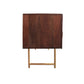 IVANNO SOLID MANGO WOOD 3 DOOR 2 DRAWER CONSOLE  IN WALNUT FINISH 177CM - MyChocolateWood