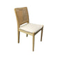 JAMAICA CONTEMPORARY DINING CHAIR OPEN WEAE RATTAN IN NATURAL - MyChocolateWood