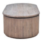 JARVIS SLATTED OLD ELM COFFEE TABLE NATURAL - MyChocolateWood