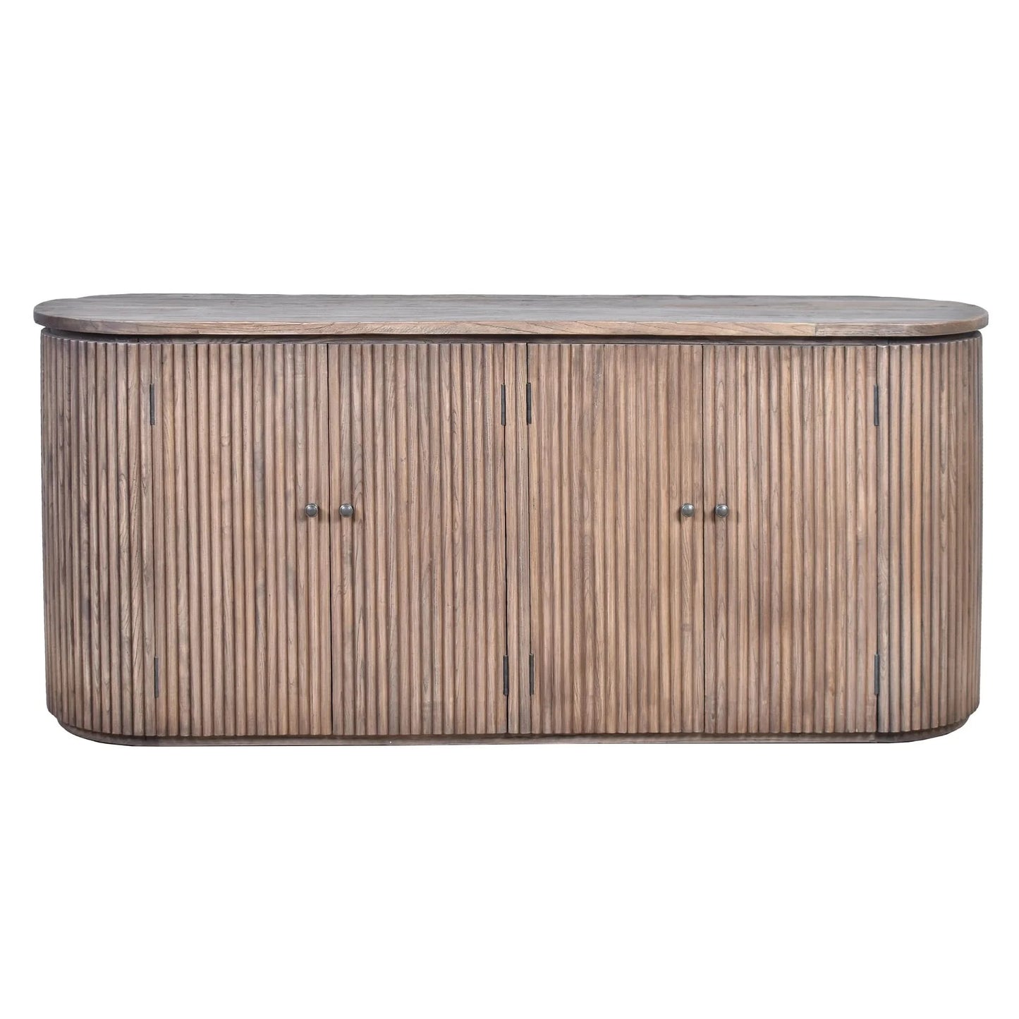 JARVIS SLATTED OLD ELM SIDE SIDEBOARD/BUFFET  NATURAL - MyChocolateWood