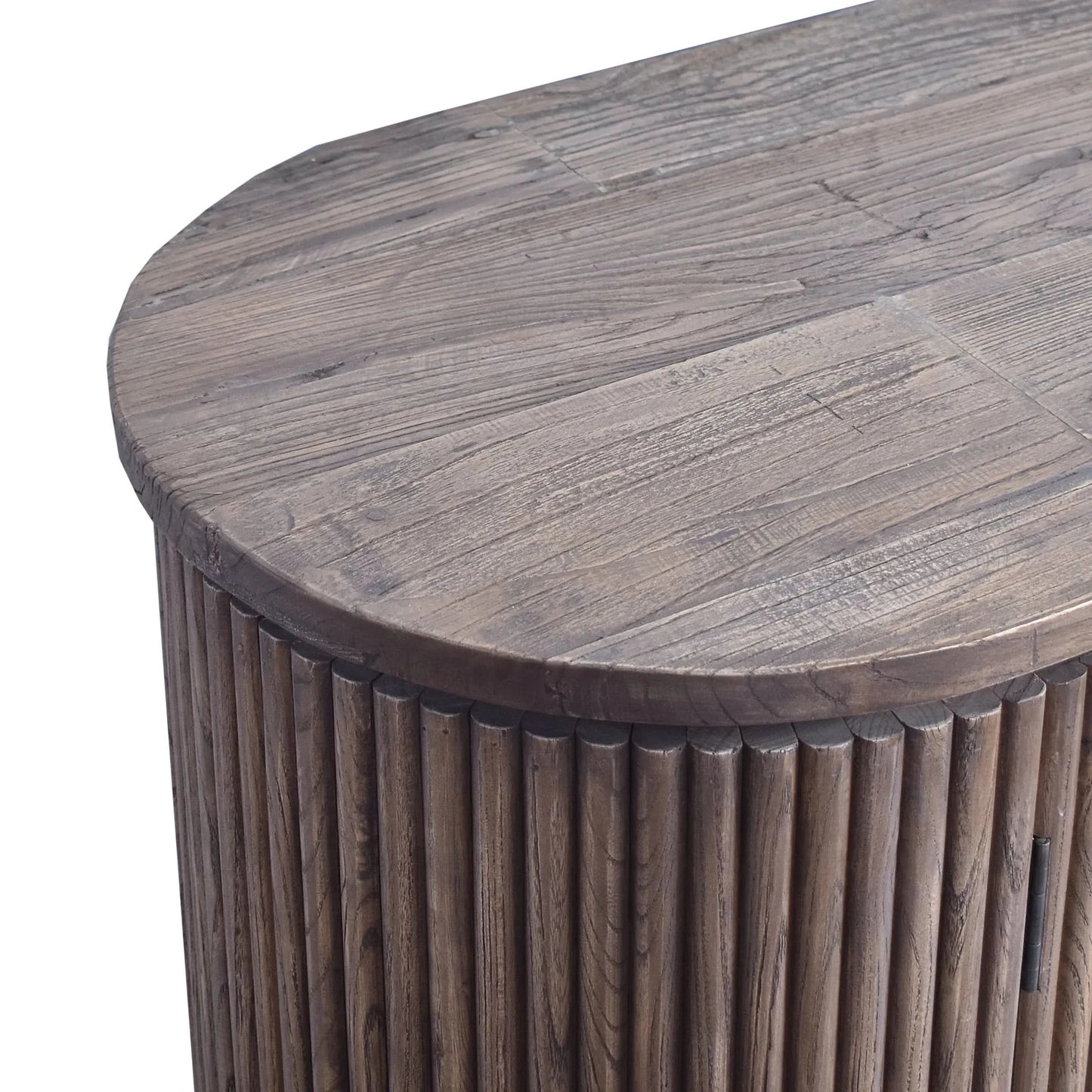 JARVIS SLATTED OLD ELM SIDE SIDEBOARD/BUFFET  NATURAL - MyChocolateWood