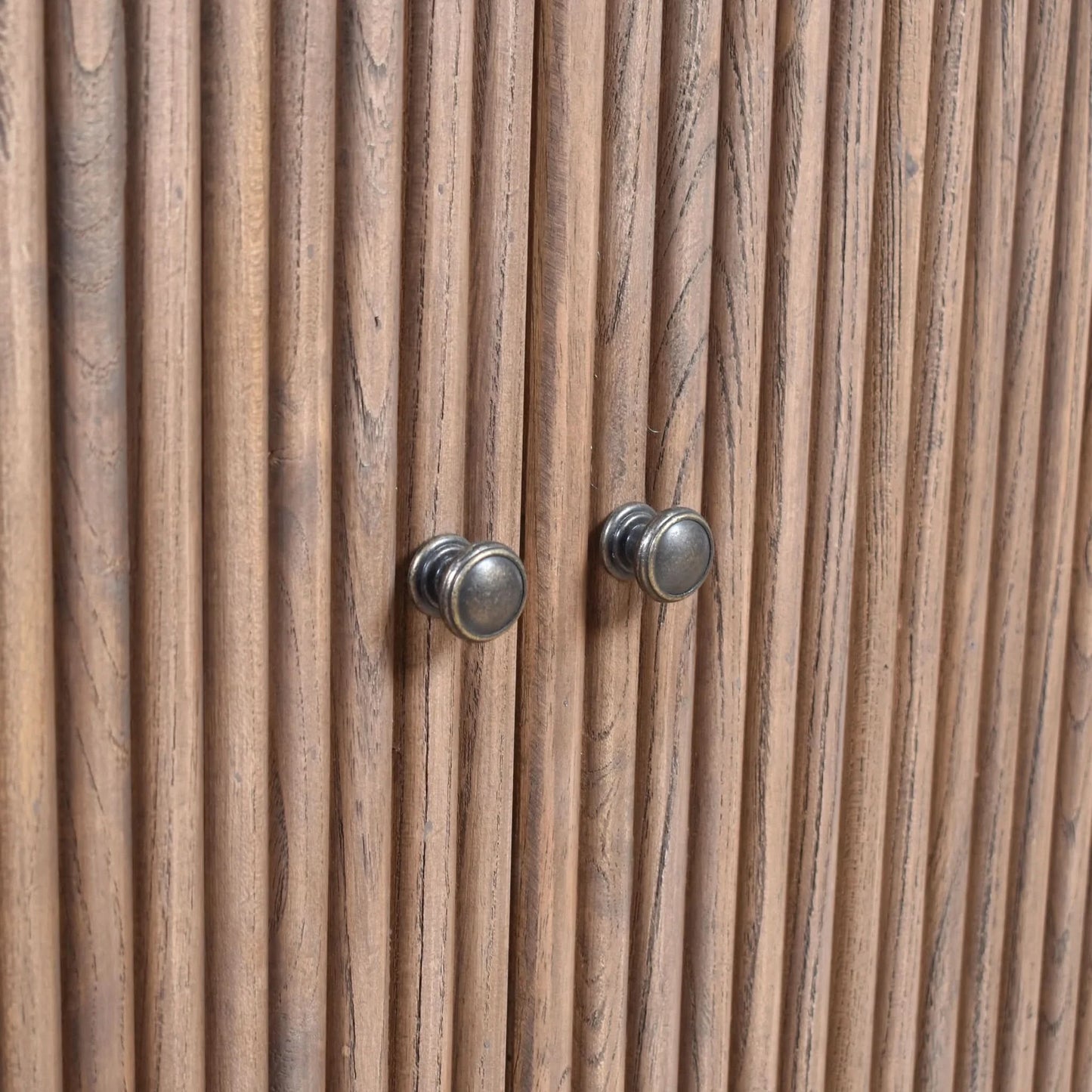 JARVIS SLATTED OLD ELM SIDE SIDEBOARD/BUFFET  NATURAL - MyChocolateWood