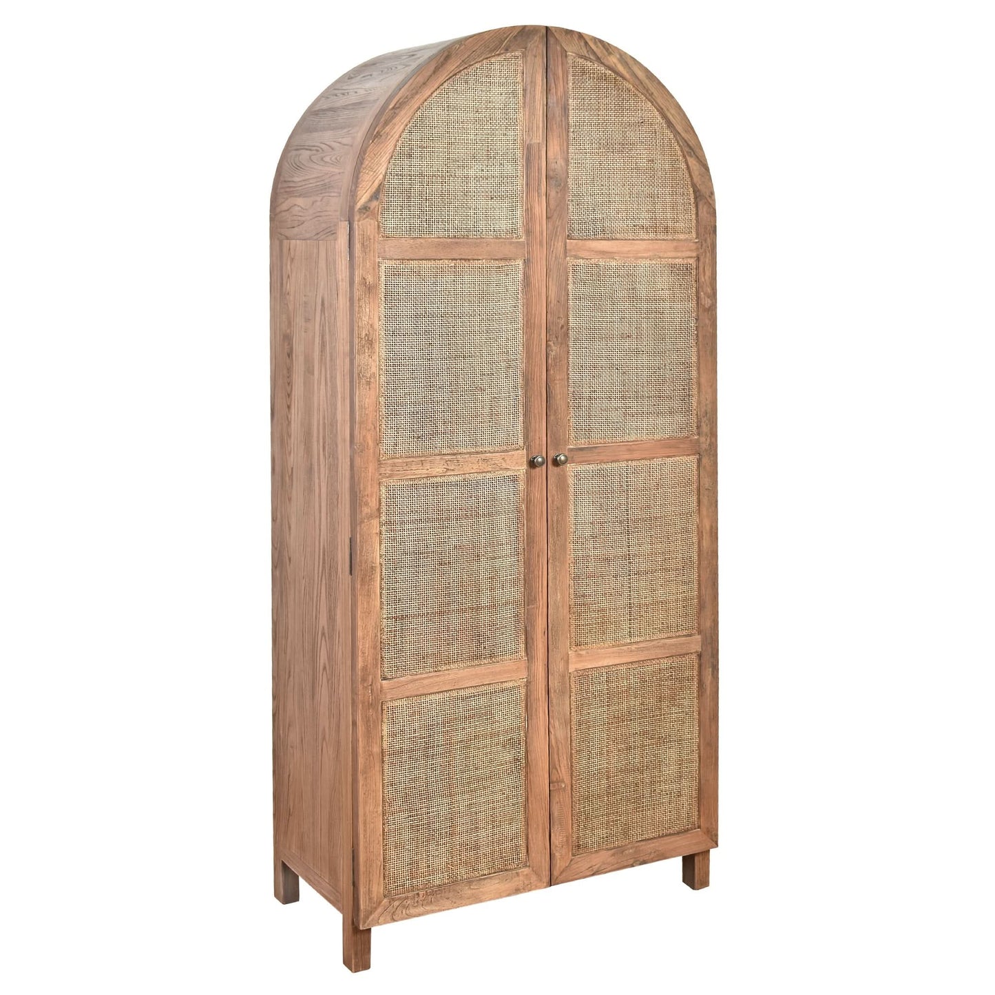 JASPA ARCHED OLD ELM CABINET STORAGE CABINET CUPBOARD - MyChocolateWood
