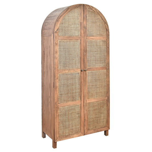 JASPA ARCHED OLD ELM CABINET STORAGE CABINET CUPBOARD