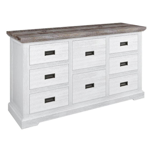 CASSIE SOLID ACACIA WOOD 8 DRAWERS DRESSER/8 DRAWER CHEST OF DRAWERS - MyChocolateWood