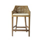 JENALLI HAMPTONS RATTAN COUNTER STOOL IN MANGO TEAK - MyChocolateWood