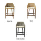 JENALLI HAMPTONS RATTAN COUNTER STOOL IN MANGO TEAK - MyChocolateWood