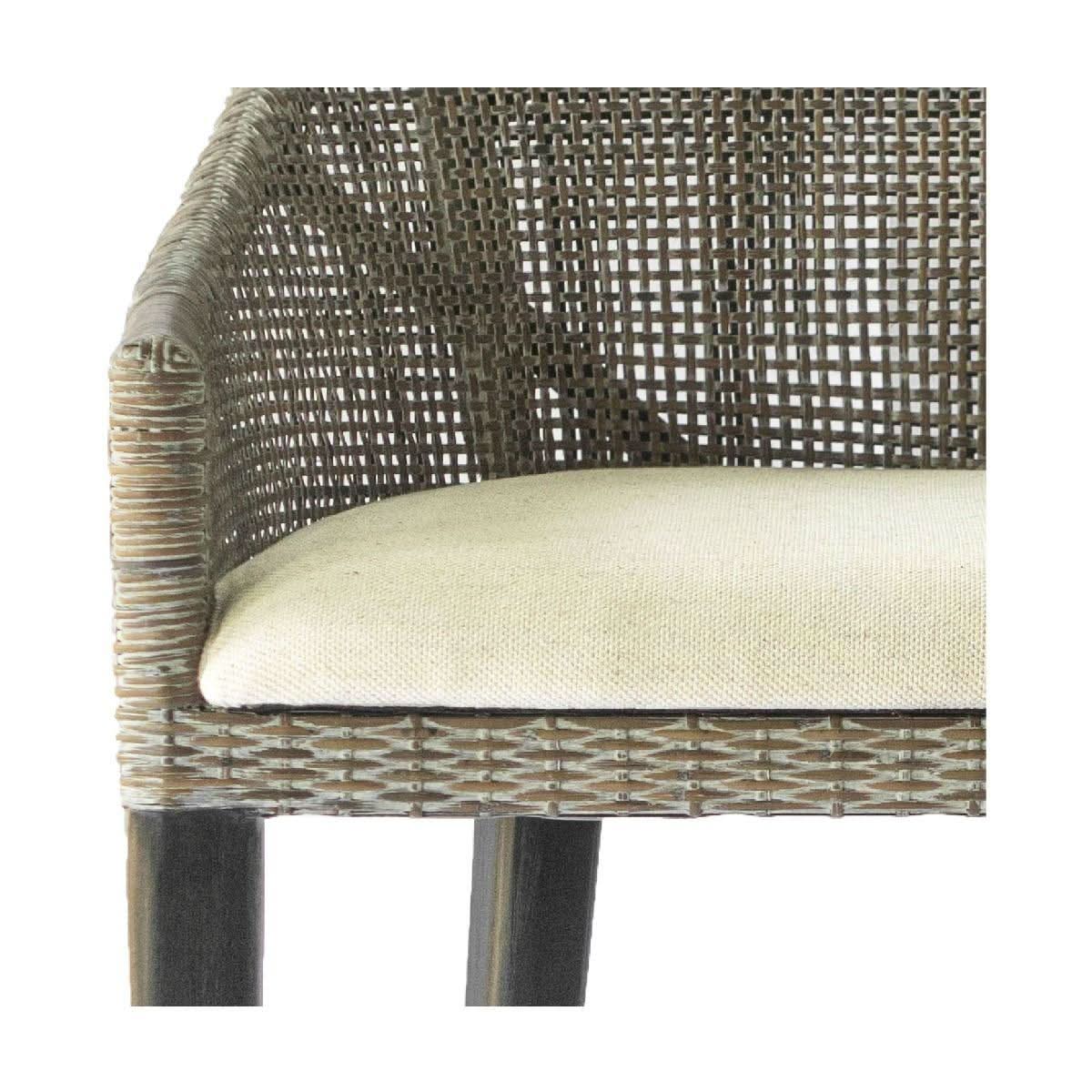JENALLI HAMPTONS RATTAN COUNTER STOOL IN SMOKED GREYWASH - MyChocolateWood