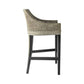 JENALLI HAMPTONS RATTAN COUNTER STOOL IN SMOKED GREYWASH - MyChocolateWood
