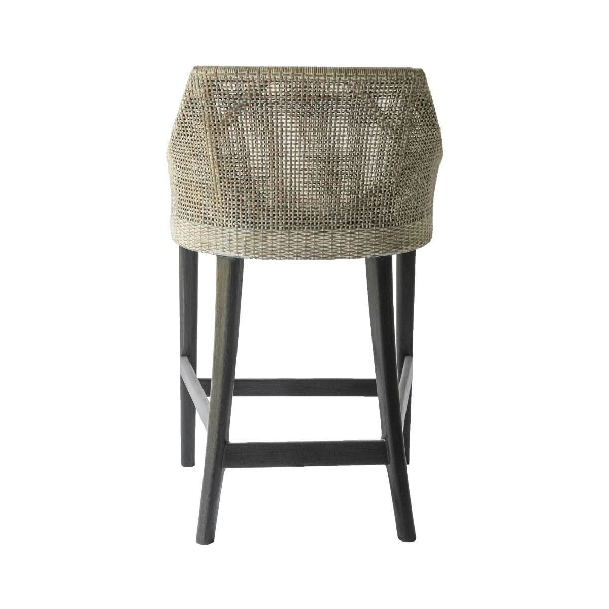 JENALLI HAMPTONS RATTAN COUNTER STOOL IN SMOKED GREYWASH - MyChocolateWood