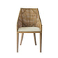 JENALLI HAMPTONS RATTAN DINING CHAIR/ LOUNGE CHAIR IN MANGO TEAK - MyChocolateWood
