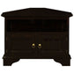 JEREMIAH CORNER SOLID MAHOGANY TV UNIT 2 DOORS/SHELF - CHOCOLATE - MyChocolateWood