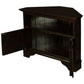 JEREMIAH CORNER SOLID MAHOGANY TV UNIT 2 DOORS/SHELF - CHOCOLATE - MyChocolateWood