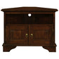 JEREMIAH CORNER SOLID MAHOGANY TV UNIT 2 DOORS/SHELF - MAHOGANY - MyChocolateWood
