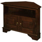 JEREMIAH CORNER SOLID MAHOGANY TV UNIT 2 DOORS/SHELF - MAHOGANY - MyChocolateWood