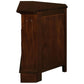 JEREMIAH CORNER SOLID MAHOGANY TV UNIT 2 DOORS/SHELF - MAHOGANY - MyChocolateWood