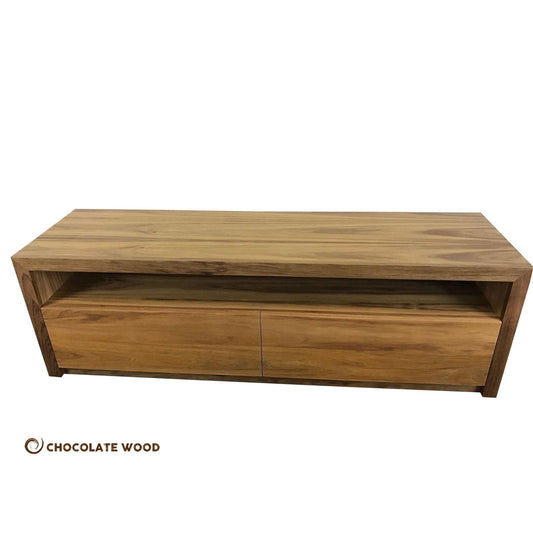 JERICHO LOWLINE TV/ENTERTAINMENT UNIT IN TASMANIAN BLACKWOOD - CUSTOM MADE TO ORDER - MyChocolateWood