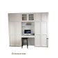 JUNO 3 PIECE STUDY / OFFICE DESK/STORAGE UNIT IN WHITE MDF - MyChocolateWood