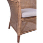 KARLA RATTAN ARMCHAIR LOUNGE CHAIR HONEY BROWN - MyChocolateWood