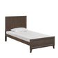 KASIANE RUSTIC RUBBERWOOD KING SINGLE BED CAFE GREY COLOUR