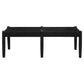 KELLY OAK TIMBER & LOOM 2-SEATER BENCH BLACK - MyChocolateWood