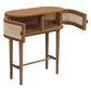 KELLY WHITE CEDAR TIMBER CONSOLE TABLE/HALL TABLE 2 DOORS ALMOND - MyChocolateWood