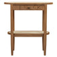 KELLY WHITE CEDAR TIMBER CONSOLE TABLE/HALL TABLE ALMOND - MyChocolateWood
