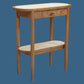 KELLY WHITE CEDAR TIMBER CONSOLE TABLE/HALL TABLE ALMOND - MyChocolateWood