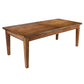 KENDALL SOLID MANGO WOOD TAPERED LEG DOUBLE EXTENSION DINING TABLE ALBANY310CM - MyChocolateWood