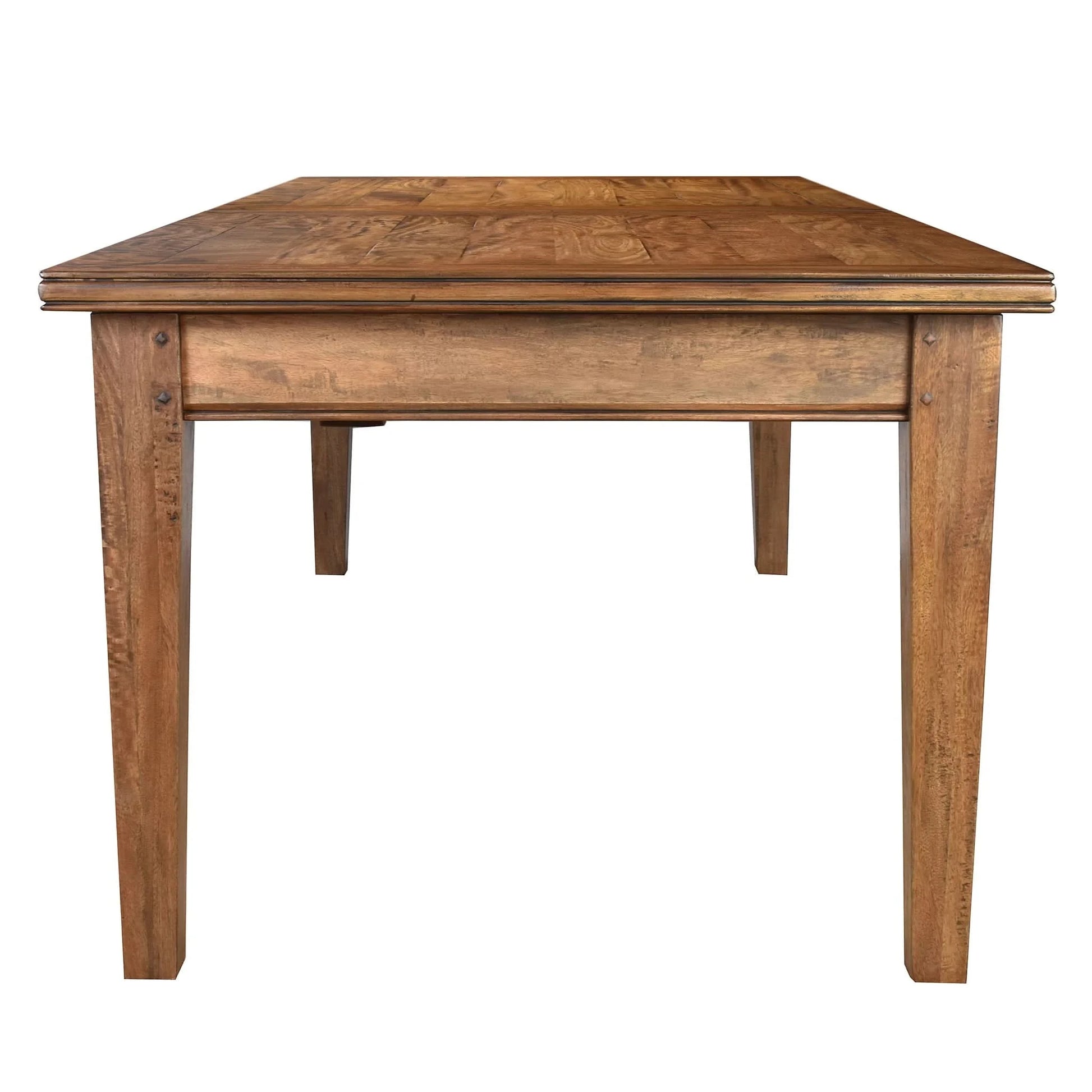 KENDALL SOLID MANGO WOOD TAPERED LEG DOUBLE EXTENSION DINING TABLE ALBANY310CM - MyChocolateWood