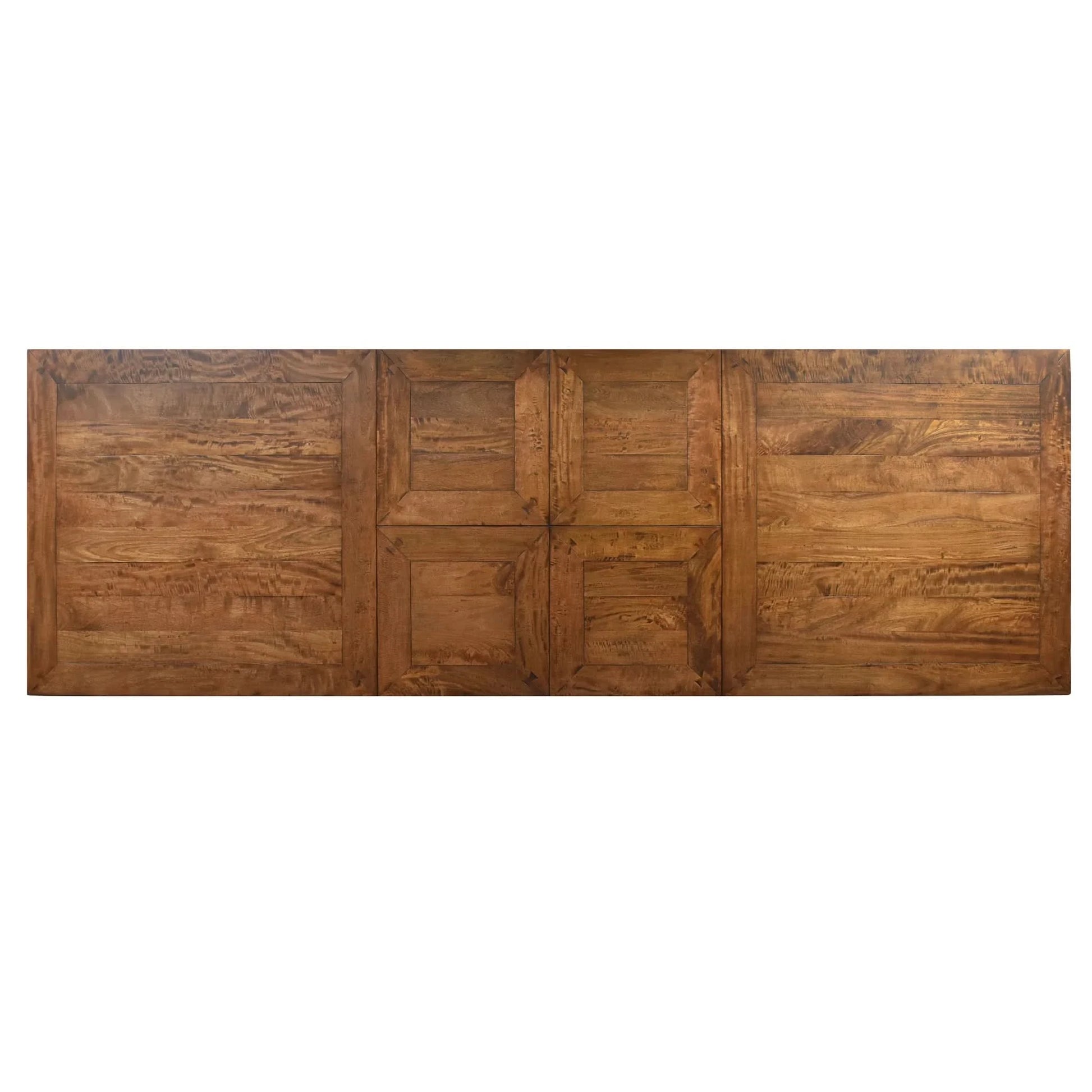 KENDALL SOLID MANGO WOOD TAPERED LEG DOUBLE EXTENSION DINING TABLE ALBANY310CM - MyChocolateWood