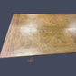 KENSIT RECYCLED ELM DINING TABLE IN 2 TONE FINISH PARQUETRY TOP 245CM - MyChocolateWood