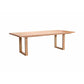 KIPLING MESSMATE TIMBER RECTANGULAR DINING TABLE NATURAL 240CM - MyChocolateWood