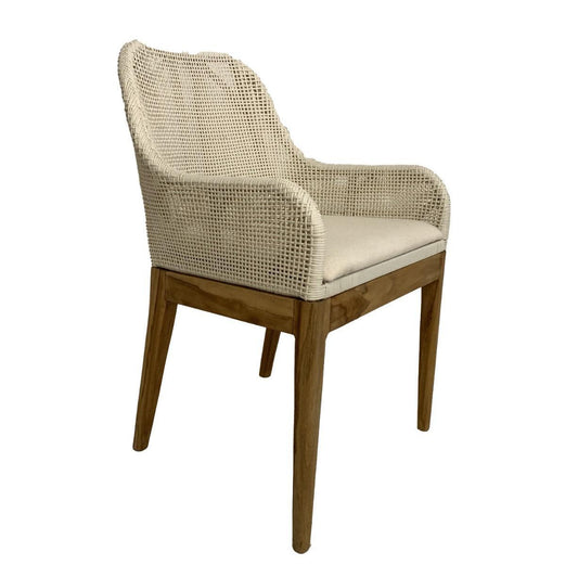 KONGO HAMPTONS RATTAN OUTDOOTS DINING CHAIR - MyChocolateWood