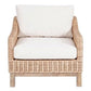 KOREEN 1 SEATER HAMPTONS RATTAN ARMCHAIR - MyChocolateWood