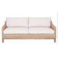 KOREEN SOLID MANGO WOOD/RATTAN 3-SEATER SOFA - MyChocolateWood