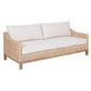 KOREEN SOLID MANGO WOOD/RATTAN 3-SEATER SOFA - MyChocolateWood