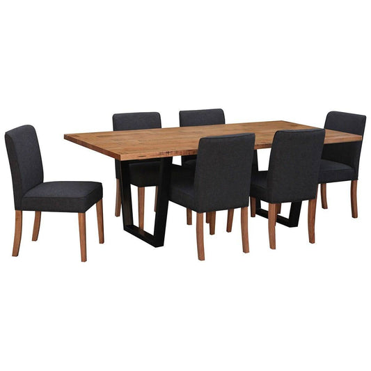 LA MONT FABRIC DINING CHAIR - MyChocolateWood