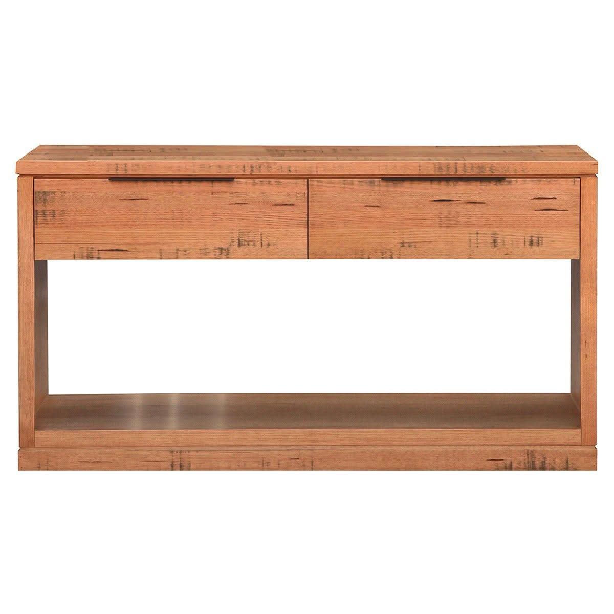 LA MOnt Victoria Ash Timber Sofa Table, 140cm - MyChocolateWood