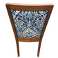 LACHLAN TASSIE OAK DINING CHAIR IN MEDINA AZURE FABRIC - MyChocolateWood