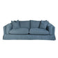 LARK SLIPCOVER SOFA HAMPTONS STYLE IN DEXTER DENIM COLOUR - MyChocolateWood