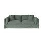 LARK SLIPCOVER SOFA HAMPTONS STYLE IN DEXTER EUCALYPTUS COLOUR - MyChocolateWood