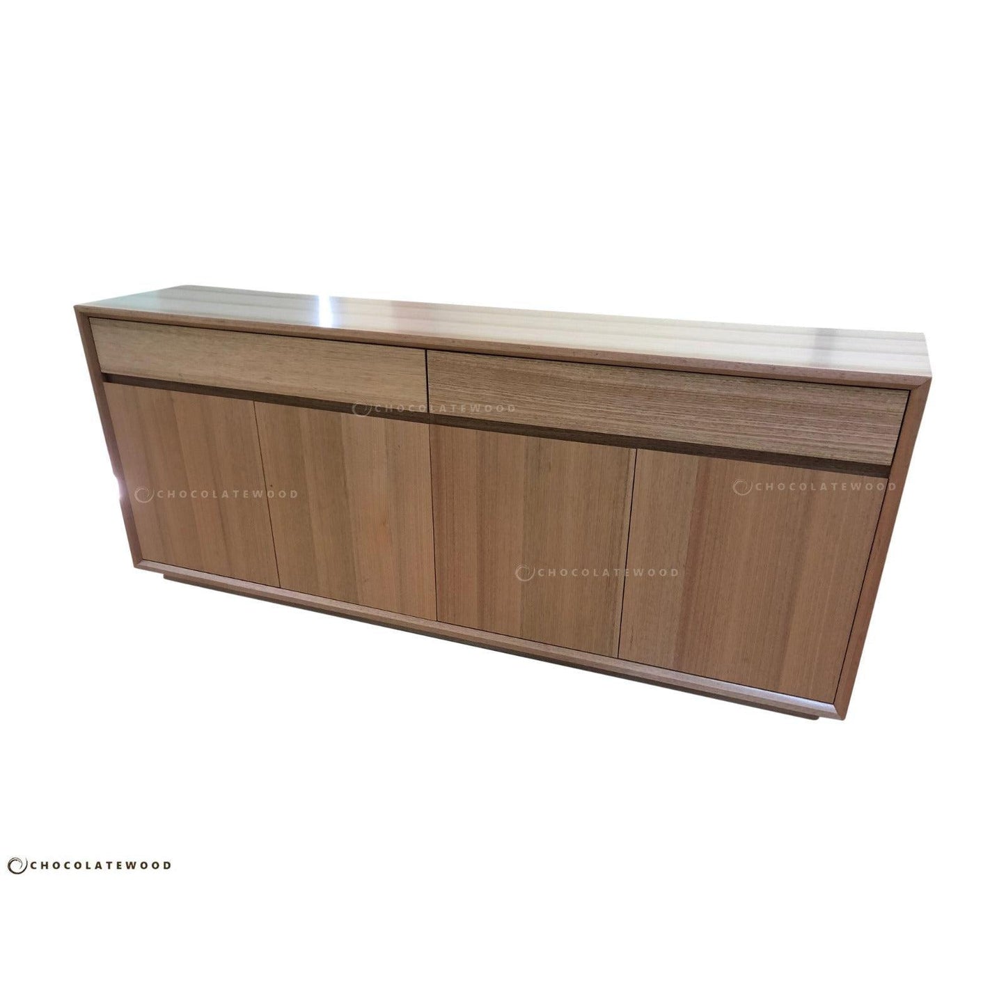 LAUNCESTON 2 DRAWERS 4 DOORS TASSIE OAK BUFFET MADE TO ORDER - MyChocolateWood