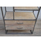 LAUREL STYLIST SLIM INDUSTRIAL BOOKCASE/DISPLAY UNIT - MyChocolateWood